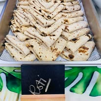 Fresh roti meal