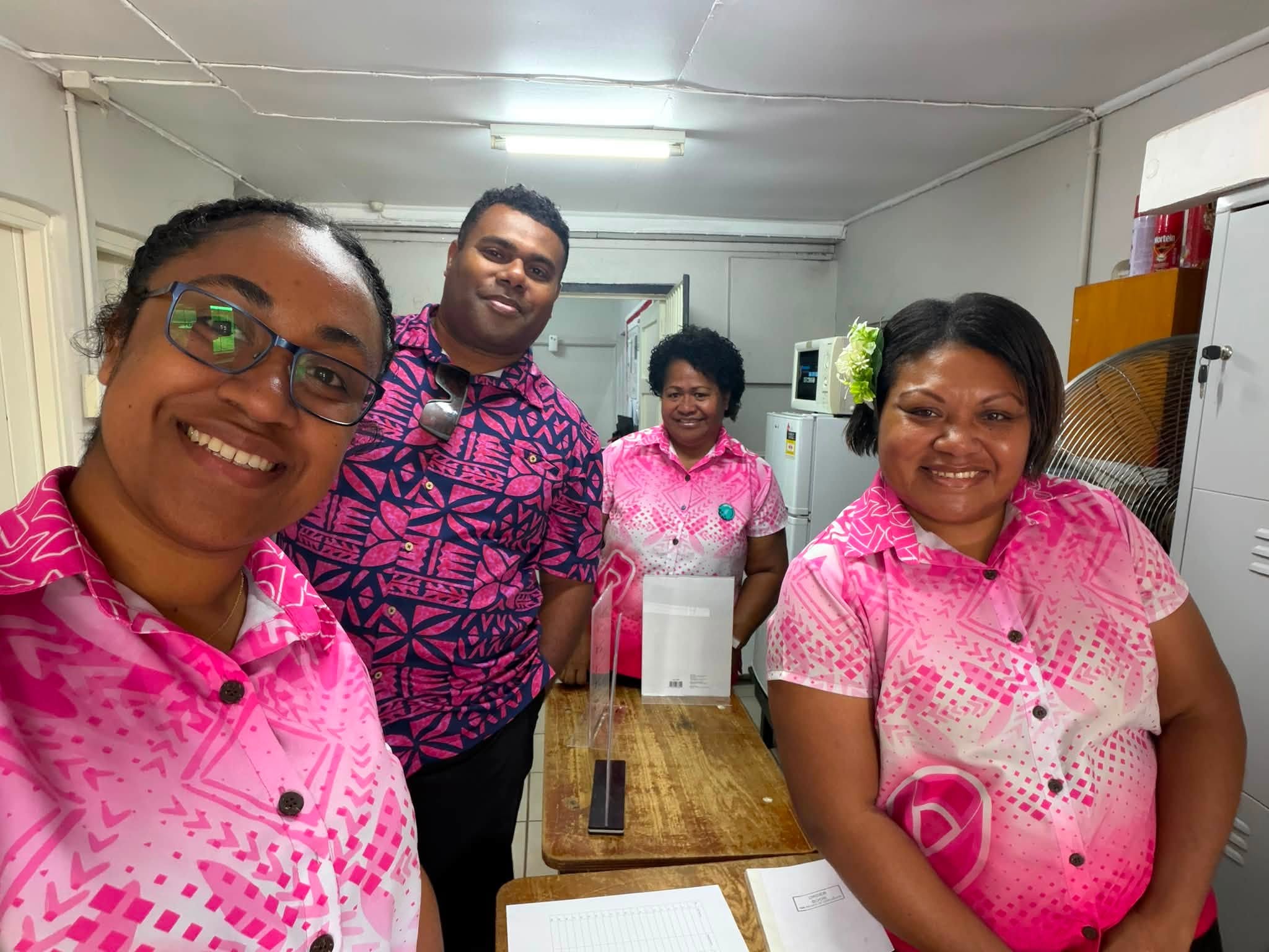 Ten Thousand Toes Wellness Clinic team at Westpac Tavua